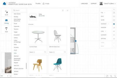 Vitra en Homestyler Floor Plan