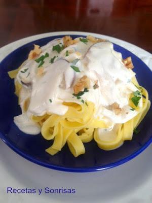 TAGLIATELLE CON SALSA DE CEPS Y NUECES TAGLIATELLE CON SALSA DE CEPS Y NUECES