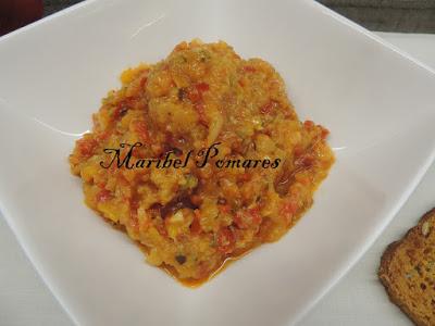 Pisto con cebolla, pimiento, ajo, calabacin y calabaza. Pisto con cebolla, pimiento, ajo, calabacin y calabaza.