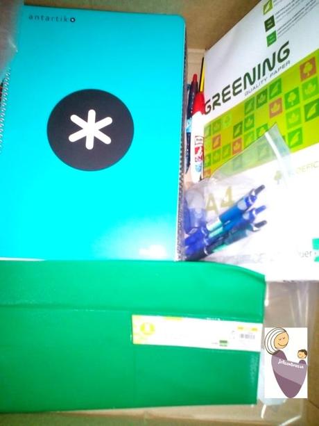 La vuelta al cole, sorteo de material escolar material escolar