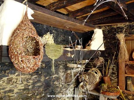 Pueblos perdidos en el Valle de Arán Cestería en Bausen