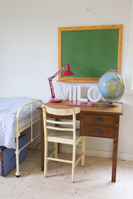 Ideas para montar el escritorio en una habitación infantil