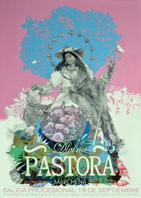 Espectacular cartel de la Divina Pastora de Marchena