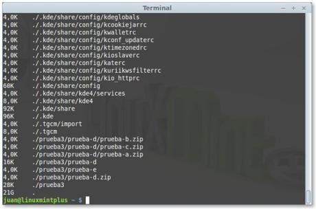 Determinar el tamaño de un directorio con el comando du bitacoralinux-comando-du-04