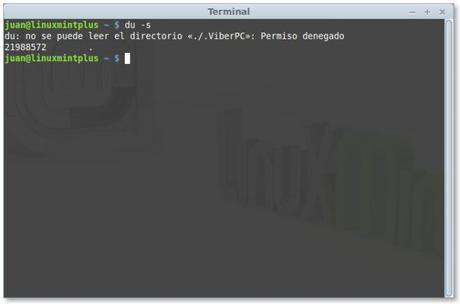 Determinar el tamaño de un directorio con el comando du bitacoralinux-comando-du-07
