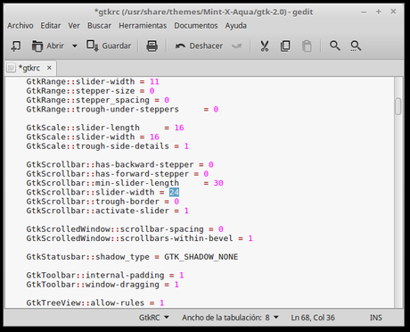 Cómo hacer más grandes las pestañas de hojas de cálculo en LibreOffice bitacoralinux-libreoffice-04
