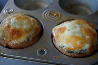 Mini tartas de pan y verdura Mini tartas de pan y verdura