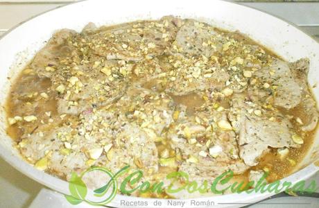 Filetes de lomo con pistachos OLYMPUS DIGITAL CAMERA