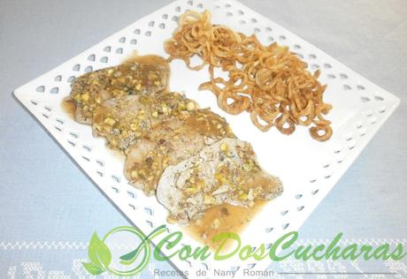 Filetes de lomo con pistachos OLYMPUS DIGITAL CAMERA