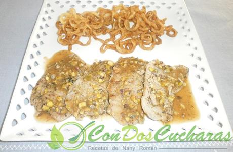 Filetes de lomo con pistachos OLYMPUS DIGITAL CAMERA