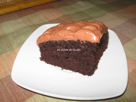 Los dulces de claudia Bizcocho de chocolate con crema agria