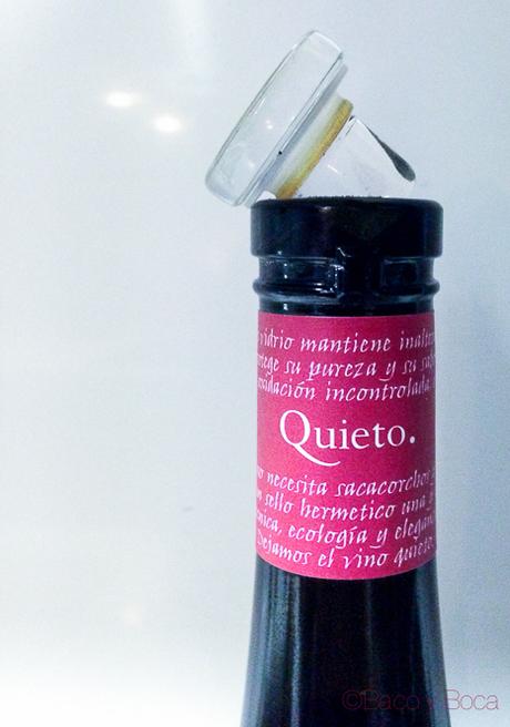 Quieto 2009 (ecológico) D.O. Penedes tapon Quieto merlot baco y boca_