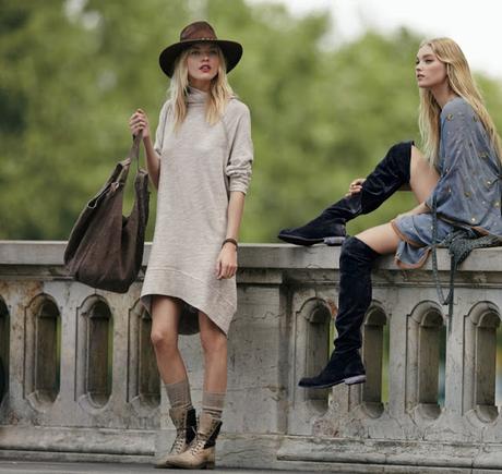 Martha Hunt, Elsa Hosk y Emily DiDonato posan para la nueva campaña de Free People