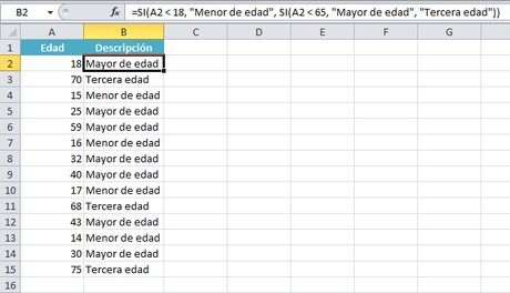 Cómo Usar la Función SI Anidada en Excel Cómo Usar la Función SI Anidada en Excel