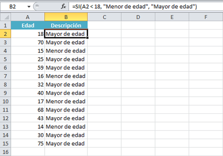 Cómo Usar la Función SI Anidada en Excel Cómo Usar la Función SI Anidada en Excel