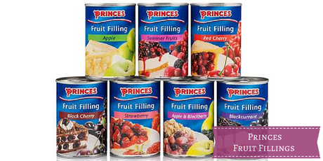 Tarta vegana con relleno de cerezas negras y rellenos de fruta de Princes Tarta vegana con relleno de cerezas negras y rellenos de fruta de Princes