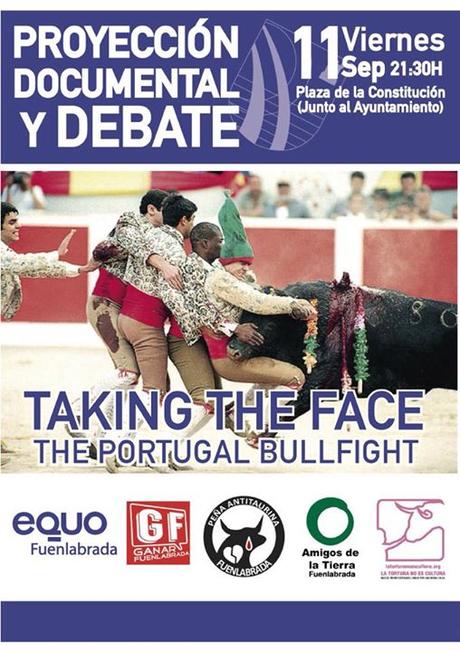 Taking the face, proyección del documental debate antitaurino