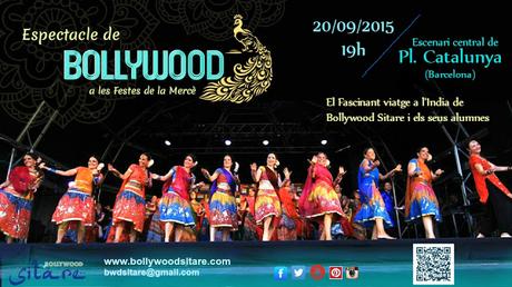 Espectáculo Bollywood en la Mercè 2015