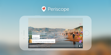 Periscope ahora te permite ver transmisiones en forma horizontal periscope