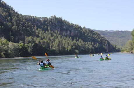 Ruta familiar en Kajak por el rio Ebro Ruta familiar en Kajak por el ebro en Tortosa