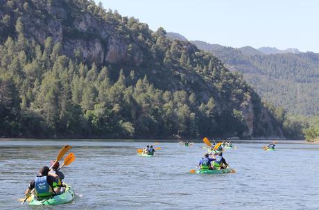 Ruta familiar en Kajak por el rio Ebro Ruta familiar en Kajak por el ebro en Tortosa