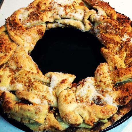 RECETAS. Tarta de hojaldre con chocolate y crocanti de almendras.(2) RECETAS. Tarta de hojaldre con chocolate y crocanti de almendras.(2)