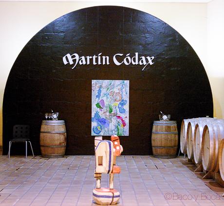 pared bodegas Martin Codax Baco y Boca