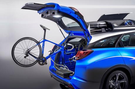 El concepto Honda Civic Tourer Active Live podría ser una interesante opción para cicloturismo