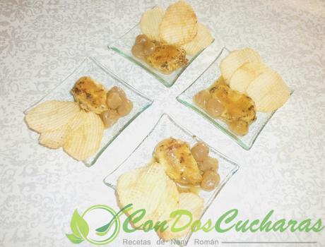 Tapa de pechugas de codorniz al cava con uvas OLYMPUS DIGITAL CAMERA