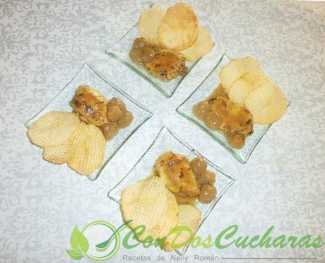 Tapa de pechugas de codorniz al cava con uvas OLYMPUS DIGITAL CAMERA