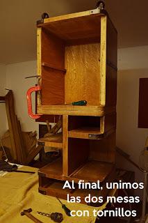 Paso a paso: cómo hicimos un mueble industrial usando dos mesas de luz Paso a paso: cómo hicimos un mueble industrial usando dos mesas de luz