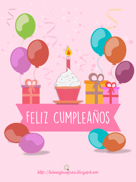 Carteles de Feliz cumpleaños.