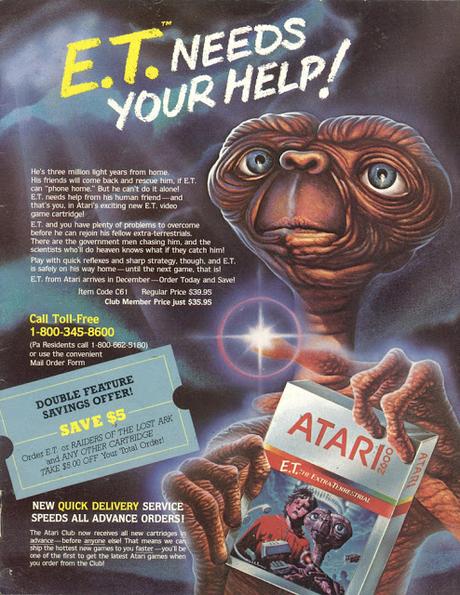 EL PEOR VIDEOJUEGO DE LA HISTORIA: E.T. DE ATARI (1982)
