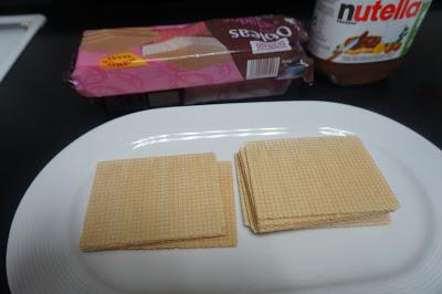 Tarta de Nutella con galletas Tarta de Nutella con galletas