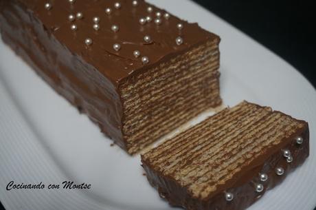 Tarta de Nutella con galletas Tarta de Nutella con galletas