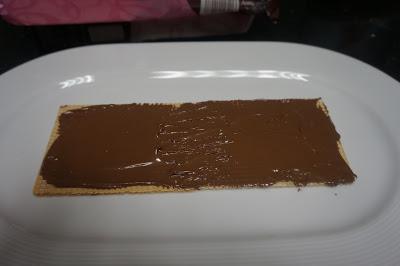 Tarta de Nutella con galletas Tarta de Nutella con galletas
