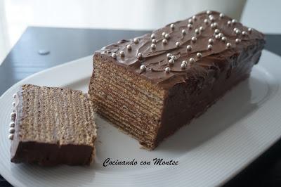 Tarta de Nutella con galletas Tarta de Nutella con galletas