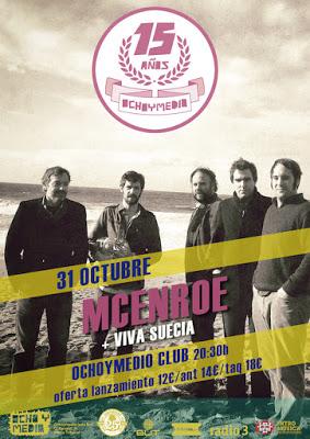 McEnroe estrenan videoclip y anuncian gira de otoño McEnroe estrenan videoclip y anuncian gira de otoño