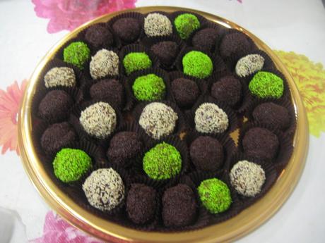 TRUFAS DE FRAMBUESA