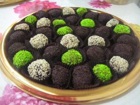 TRUFAS DE FRAMBUESA