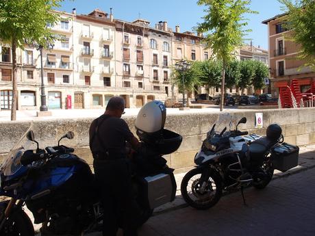 Viaje a los Alpes en moto, 1ª etapa, Toledo, Molina de Aragón, Alcañiz, Barcelona.