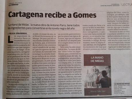 CARTAGENA RECIBE A GOMES, POR SILVIA IZQUIERDO