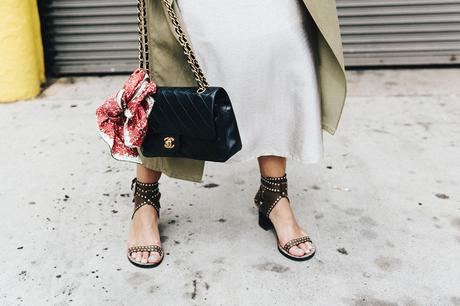 Rebecca_Minkoff-NYFW-New_York_Fashion_Week-Slip_Dress-Long_Trench-Chanel_Vintage-Outfit-Street_Style-1
