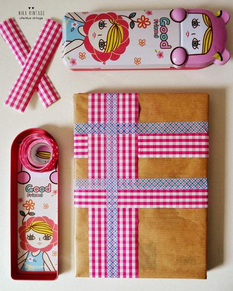 DIY PACKAGING CON VICHY ROSA 5 Diy, Packaging, empaquetado molon, vichy, hazlo tu mismo, do it your self, papel kraft