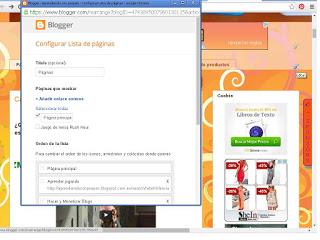 Como crear pestañas en blogger Como crear pestañas en blogger