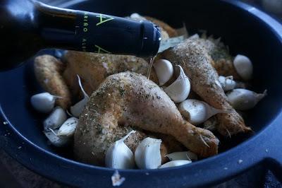 Pollo a los 40 ajos Pollo a los 40 ajos