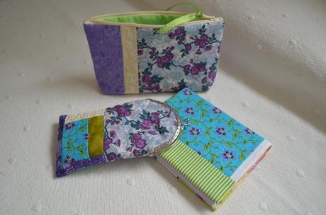 Bolsita, libreta y funda de gafas a juego. Bolsita, libreta y funda de gafas a juego.