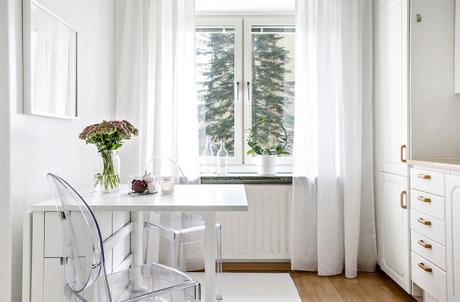 Inspiración Deco: Un piso de 72 metros cuadrados totalmente blanco Inspiración Deco: Un piso de 72 metros cuadrados totalmente blanco