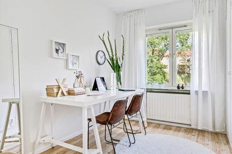 Inspiración Deco: Un piso de 72 metros cuadrados totalmente blanco Inspiración Deco: Un piso de 72 metros cuadrados totalmente blanco