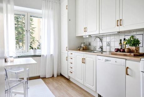 Inspiración Deco: Un piso de 72 metros cuadrados totalmente blanco Inspiración Deco: Un piso de 72 metros cuadrados totalmente blanco